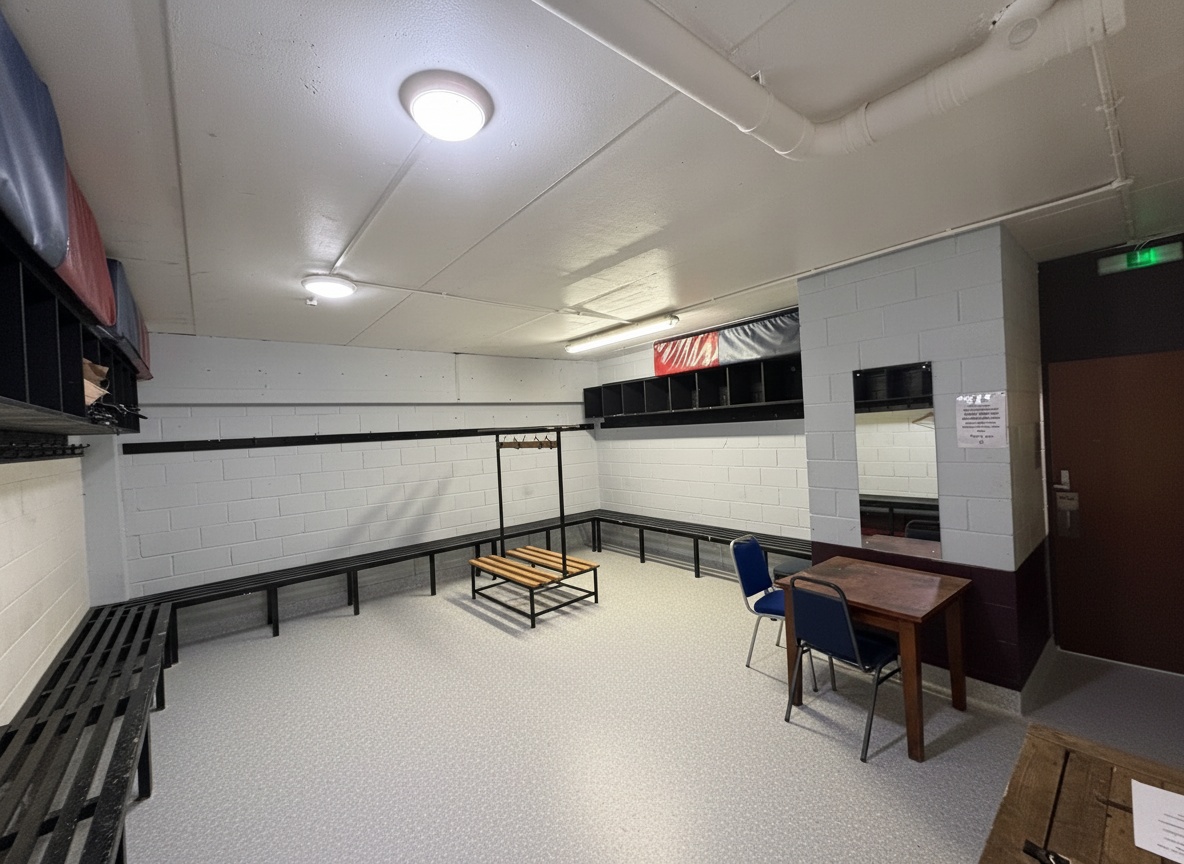 Changing room 6 after - indicative visualisation